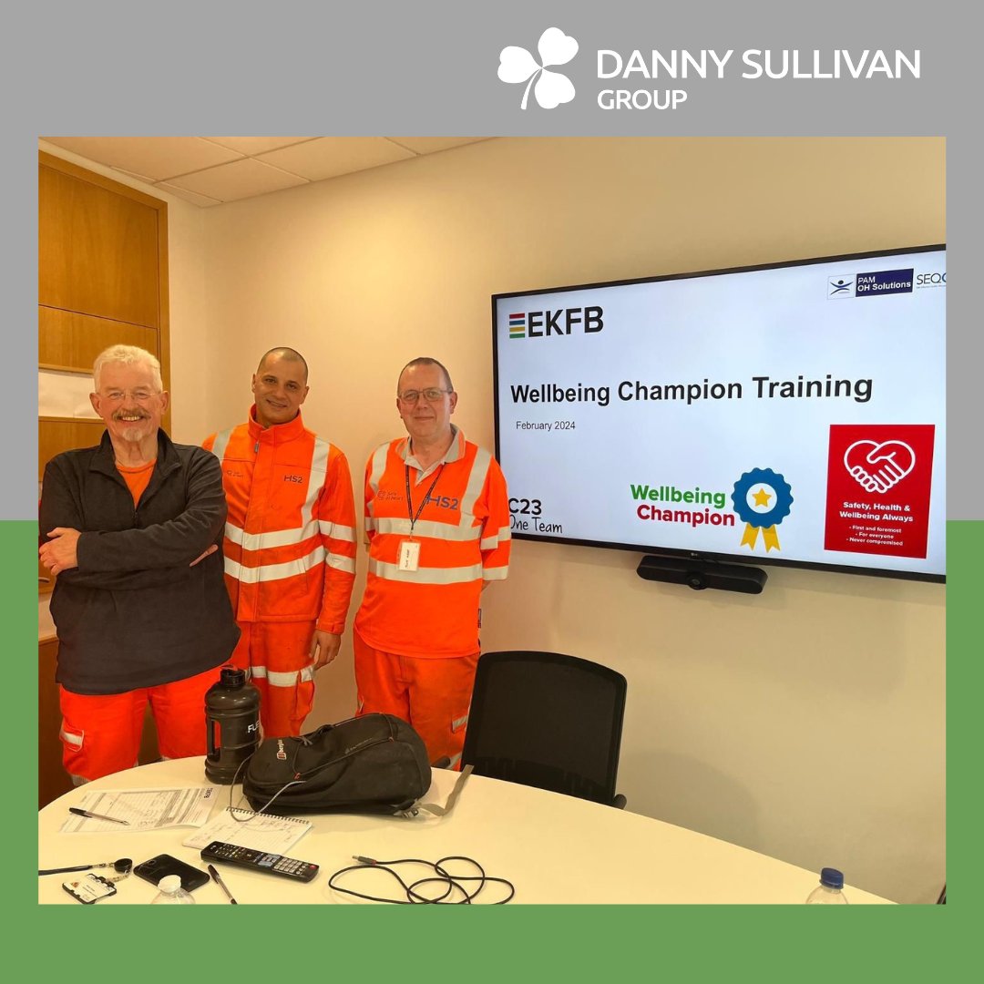 Our dedicated operatives, Emanuel Puiu & Gabriel Stan, joined forces with our partners at Carmichael for Wellbeing Champion Training! Together, we're committed to fostering resilience and supporting our team's mental health. #StressAwarenessMonth
