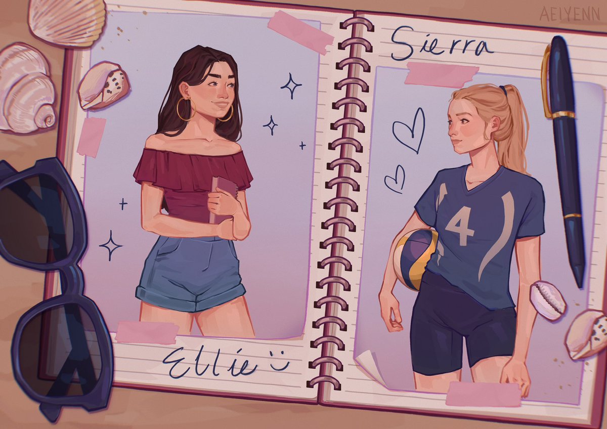 birdienotabird's tweet photo. Can I interest anyone in a queer autistic YA Legally Blonde? 🤭

To prove she's not as boring as her ex claims, 16yo Ellie joins him at beach volleyball camp to reinvent herself &amp; win him back.

But this new, perfect Ellie wasn't supposed to include a sexuality crisis… #QuestPit https://t.co/8QhhJEMflp