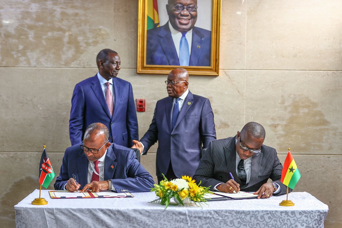 Kenya and Ghana have worked closely in their efforts to make African integration a reality. Our history of Pan-Africanism from the 1940s has carved a path for our two countries to once again lead the way in Africa's agenda for trade integration in the 21st Century.

Kenya and