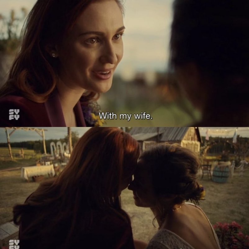 loveshack93's tweet photo. Love Wins 🌈 ❤️ WE are coming home! Have a wonderful day, Earpers! #WynonnaEarp #Tubi #WelcomeHomeWynonna https://t.co/FJY0X1QJop