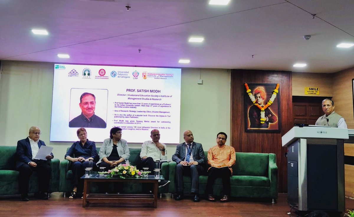 VESIMspeaks's tweet photo. Initiating the voyage into TIES 2024,we are enriched by the guidance of Director Prof. Satish Modh, enlightened by the perspectives of Chief Guest Prof. Manoj Tiwari from Director of IIM Mumbai, and distinguished  Guest of Honour Prof. Malgorzata Pankowska from Poland
#TIES2024 https://t.co/V2Z4Sm2Rjw