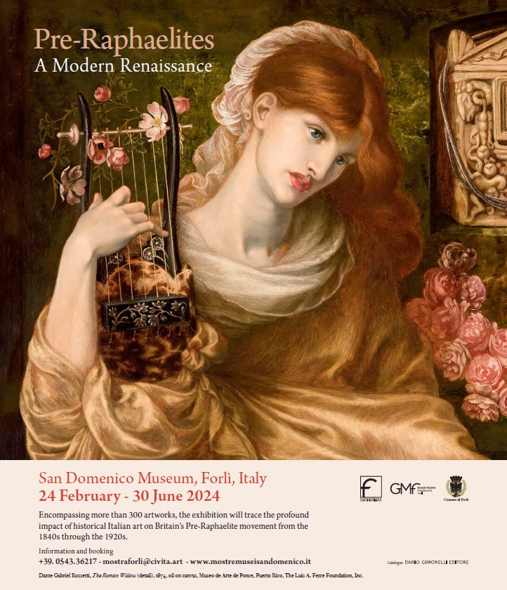 This week! Prof Liz Prettejohn on the intellectual and practical challenges of mounting a large exhibition of British art for an Italian museum, post-Brexit and post-Covid: “British Pre-Raphaelites in Italy: Making an Exhibition in 2024”10 April, 5pm in B/S 104 All welcome! 😊