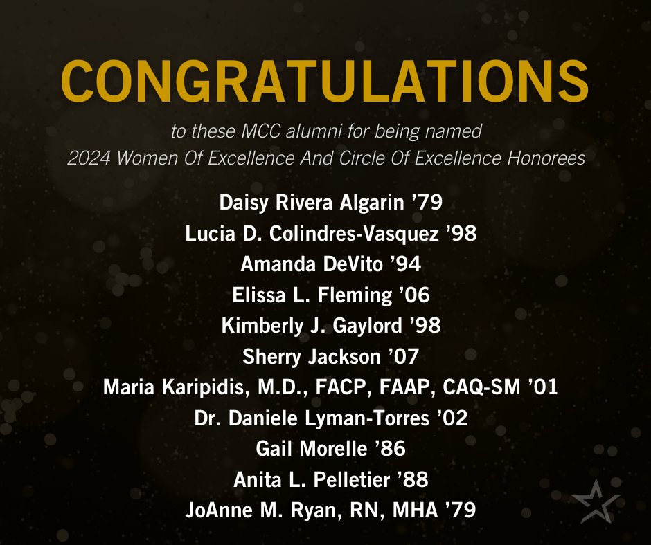 #Congratulations to the eleven @MonroeCC alumni named 2024 Women of Excellence and Circle of Excellence honorees by @RBJdaily!🎉🎉Your career achievements, leadership, community involvement, and mentorship inspire us all.