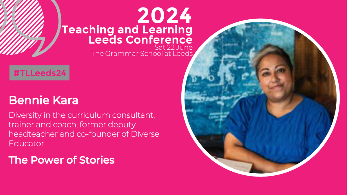 Don't miss @benniekara speaking at #TLLeeds24 about how stories shape our social schema and the link between storytelling and empathy. Delegates will feel empowered, conscious and confident after her talk. Join us! tinyurl.com/TLL24