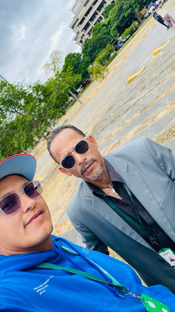 Con mi hermano ozcar torres desde el hipódromo