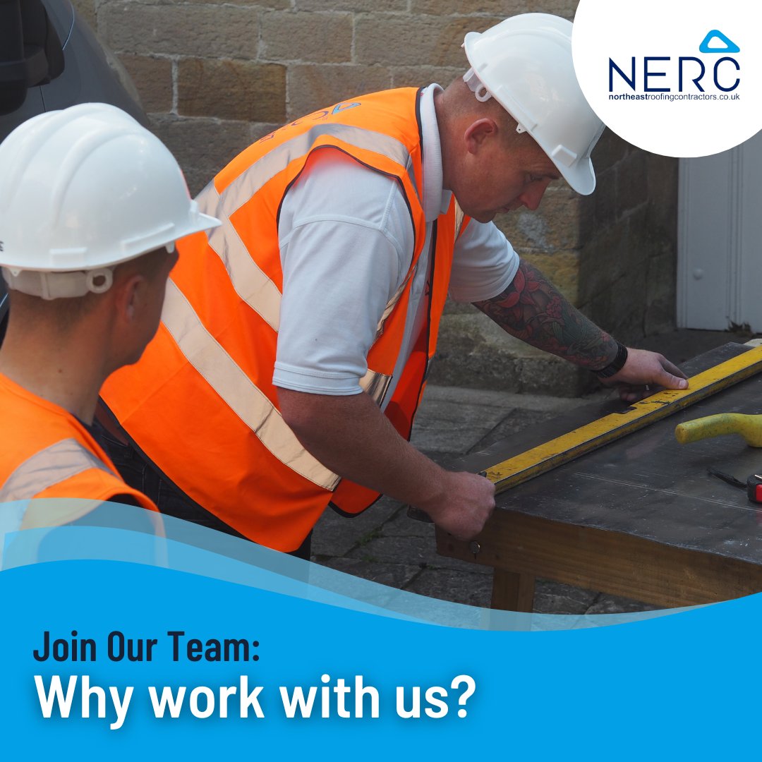 INFO_NERC's tweet photo. Are you skilled in roofing and looking for a new challenge? We want to hear from you! 

Why work for us?

💰Competitive salary
📈 Opportunities for growth
🛠️ Work within a growing organisation
🤝 Supportive team environment

Interested? Get in touch with us today 👏 https://t.co/JVw9NCTJNA