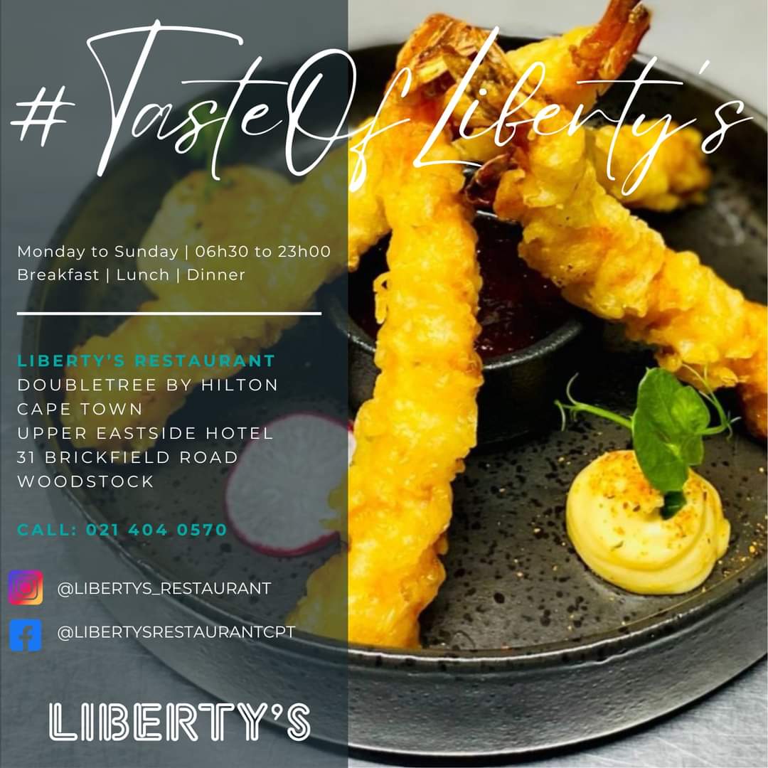 Come and experience the #TasteofLibertys!   

Dine with us, and let your senses take the lead🍽️ #SensoryJourney

Book on Dineplan: dineplan.com/widgetframe/V5… 

#LibertysRestaurant #Woodstock #capetown #southafrica #lovecapetown  #capetownmag #food #foodie #foodiefinds #restaurant