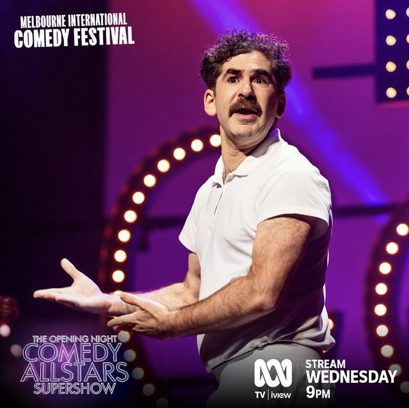 🎉 @JoshGlanc is on The Opening Night Comedy Allstars Supershow from @micomfestival 😎 Stream on ABC iview now🔥
