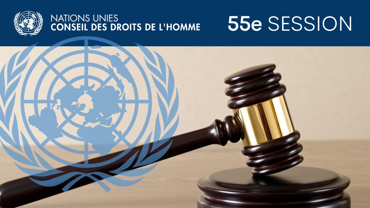 #HRC55 | Le projet de résolution A/HRC/55/L.4 sur le mandat de Rapporteur spécial dans le domaine des droits culturels est ADOPTÉ sans vote.