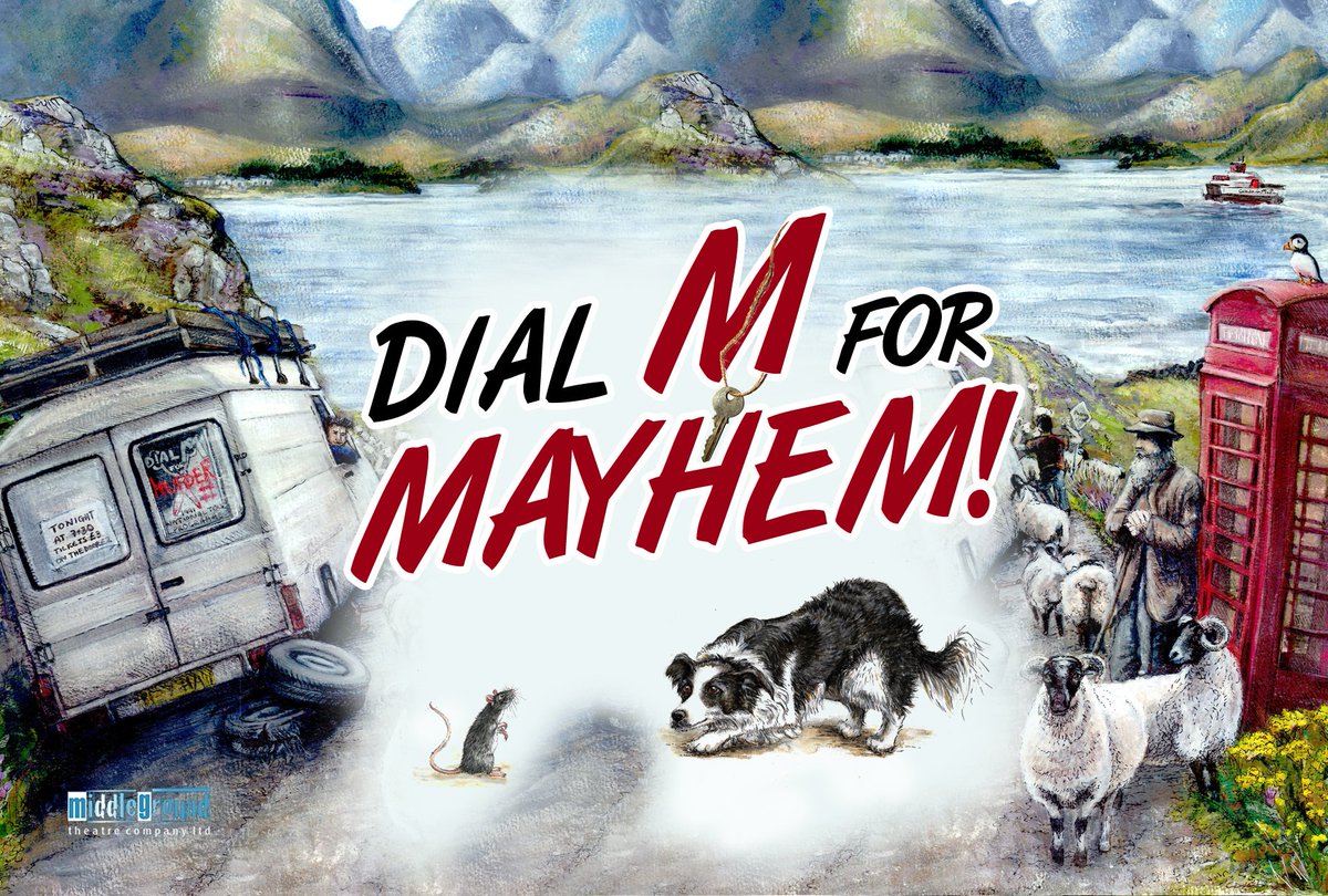 A brand new farcical comedy drama, Dial M for Mayhem from @MGTheatreCo is headed to #Guildford this autumn. A squabbling troupe of actors look to bring the 1950’s thriller Dial M For Murder to remote communities. What could possibly go wrong? Book Now: yvonne-arnaud.co.uk/whats-on/dial-…