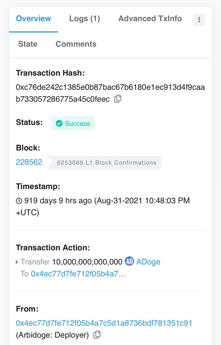 AvgJoesCrypto's tweet image. I’m seeing some discourse on my TL about “historic” memecoins.

Perhaps the most under-the-radar historic memecoin is $ADOGE on Arbitrum:

- First memecoin on Arbitrum
- First token on Arbitrum 
- First memecoin on an L2
- First token on an L2(?)