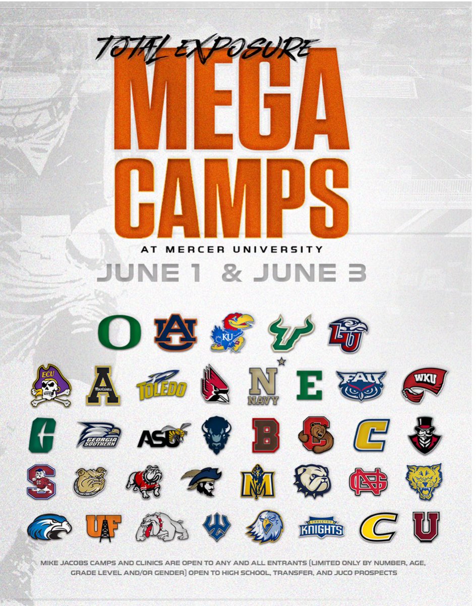 Thank you @MercerFootball for the invite! @CoachFidler @AirportEaglesFB