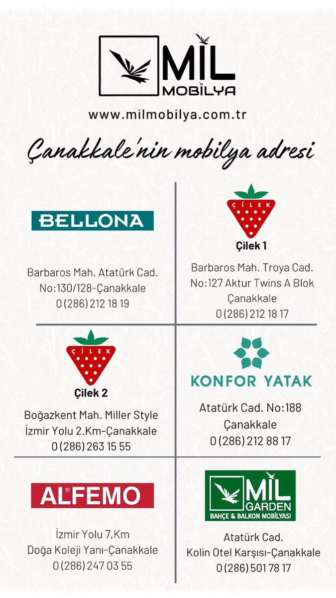 milmobilya's tweet photo. Çanakkale' nin mobilya adresi https://t.co/H9gaznPRH4