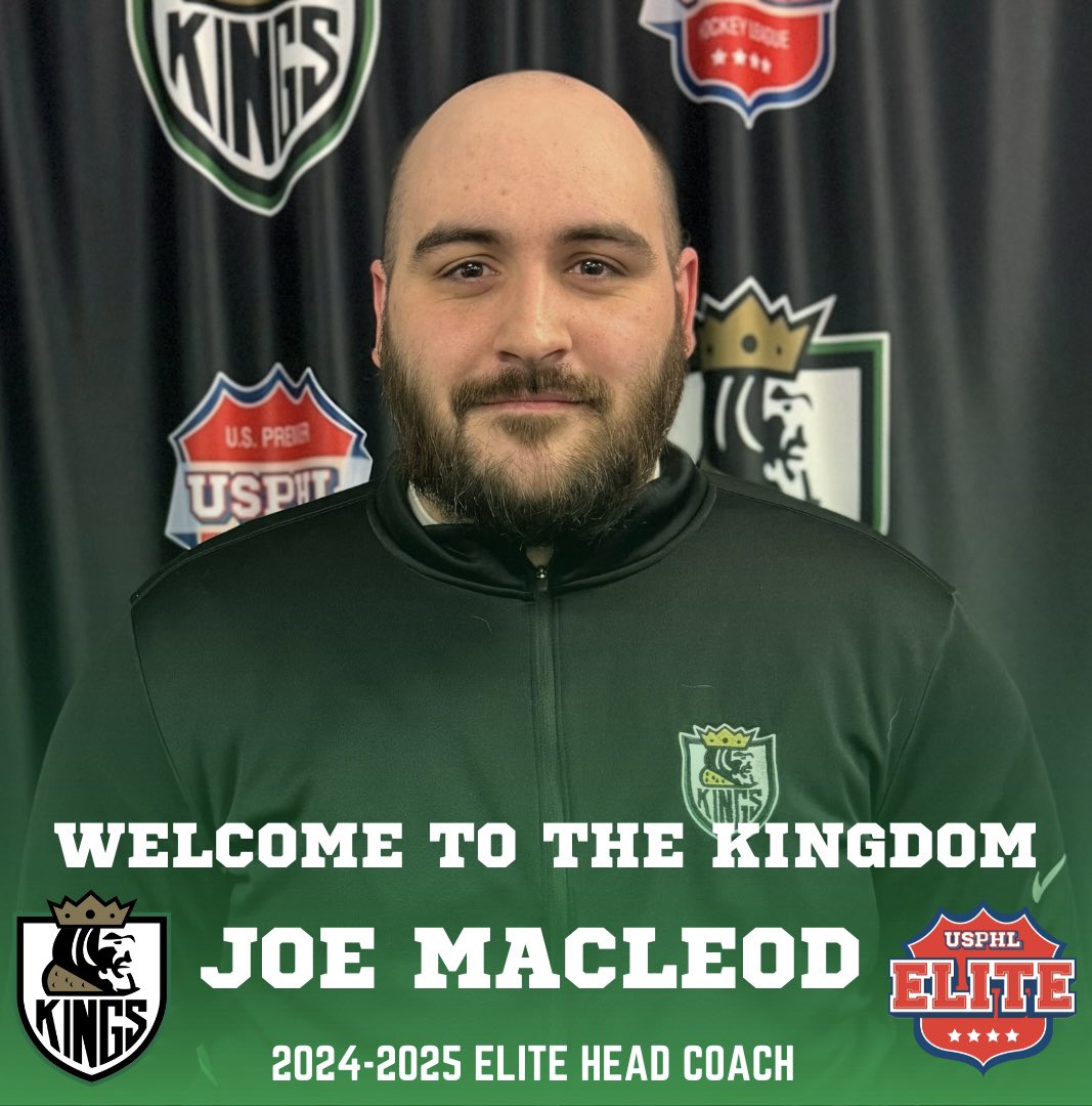 The South Shore Kings are proud to announce their new USPHL Elite Junior Head Coach, Joe MacLeod.  Joe will take the helm behind the Kings bench for their inaugural season in the USPHL Elite division.  He will also serve as the USPHL Premier Assistant Coach under Dave O’Donnell.