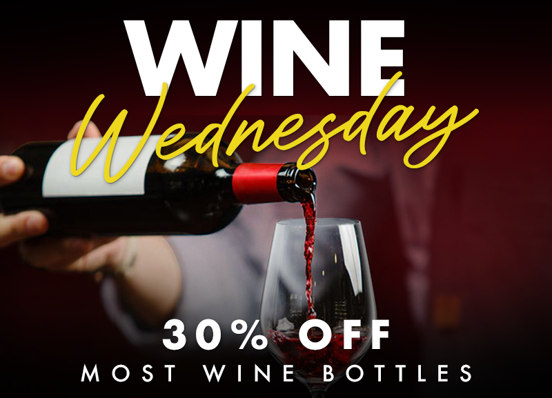 Don't miss out on our #WineWednesday special! Let us pour you a glass tonight from your 30% OFF most wine bottles
.
.
#StonesCove #winelovers #Wine #VABars #Virginia #HerndonVA