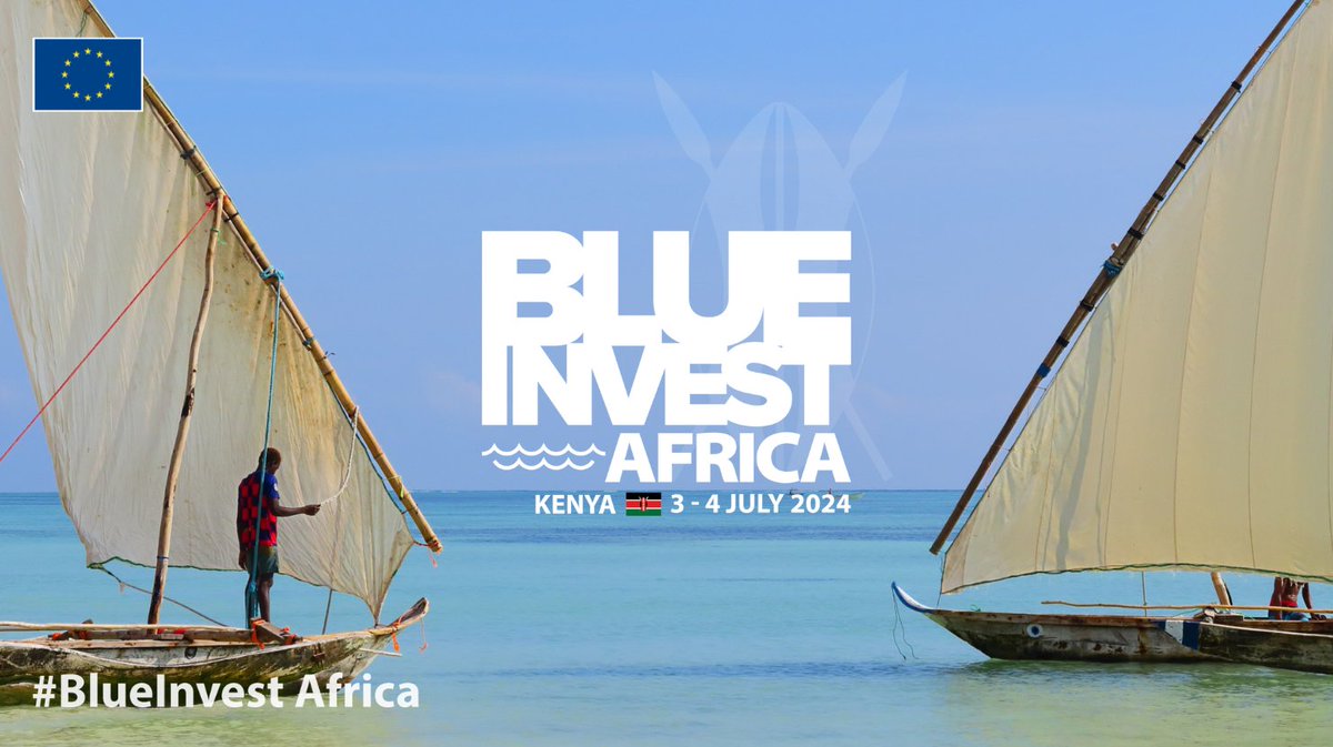 📢Registration open for #Blueinvest Africa 2024! EC-initiated business event for African entrepreneurs seeking financing and international investors, to propel Africa's #BlueEconomy forward. 🗓️3-4 July 2024 | In-person (Kenya) and online Info👉shorturl.at/gBZ18