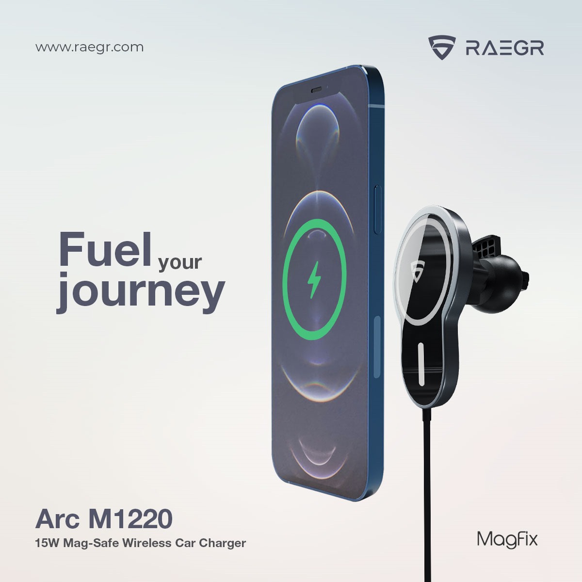 Keep your iPhone charged and ready for action even when you're busy driving to your new adventure with the RAEGR MagFix Arc M1220 15W Mag-Safe Wireless Car Charger. 

Buy Now!
Raegr:postly.app/3Sf4
Tekkitake:postly.app/3Sf6

#RAEGR #ArcM1220 #CarCharger