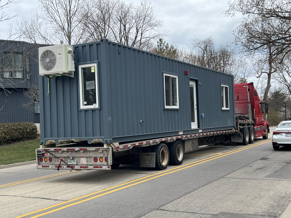 While they are built in our warehouse near Chicago, our units can EASILY be transported anywhere in the United States.

#Sustainablebuild #Chicagobuilder #Builtforyourpurpose #Containerhome