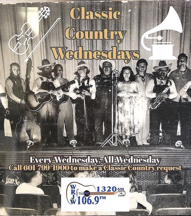 Remember to tune in today all day to our classic country Wednesday! Call in at 601-799-1900 and request a song or visit our website OR use the free app! Every Wednesday all Wednesday!

#wrjwradio #classiccountry #radio #southmississippi