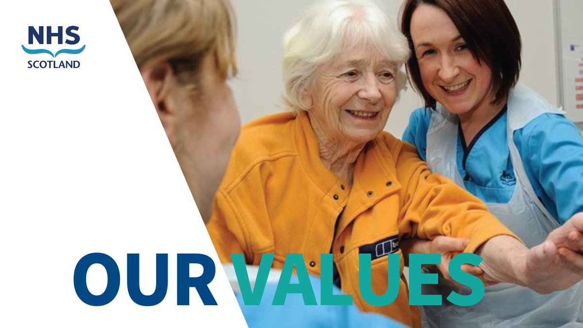 If you’re applying for any of our roles at NHSScotland, it's helpful to know our core values✨ Our vision is to respond to the needs of the people we care for, adapting to new, improved ways of working. Discover our core values on the link below ⬇️ careers.nhs.scot/blog/your-guid… #NHS
