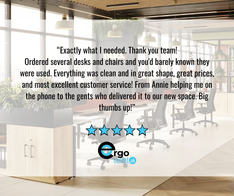 Review of the day! So glad to hear from our happy customers😊

#TestimonialTuesday #testimonials #happycustomer #officefurniture