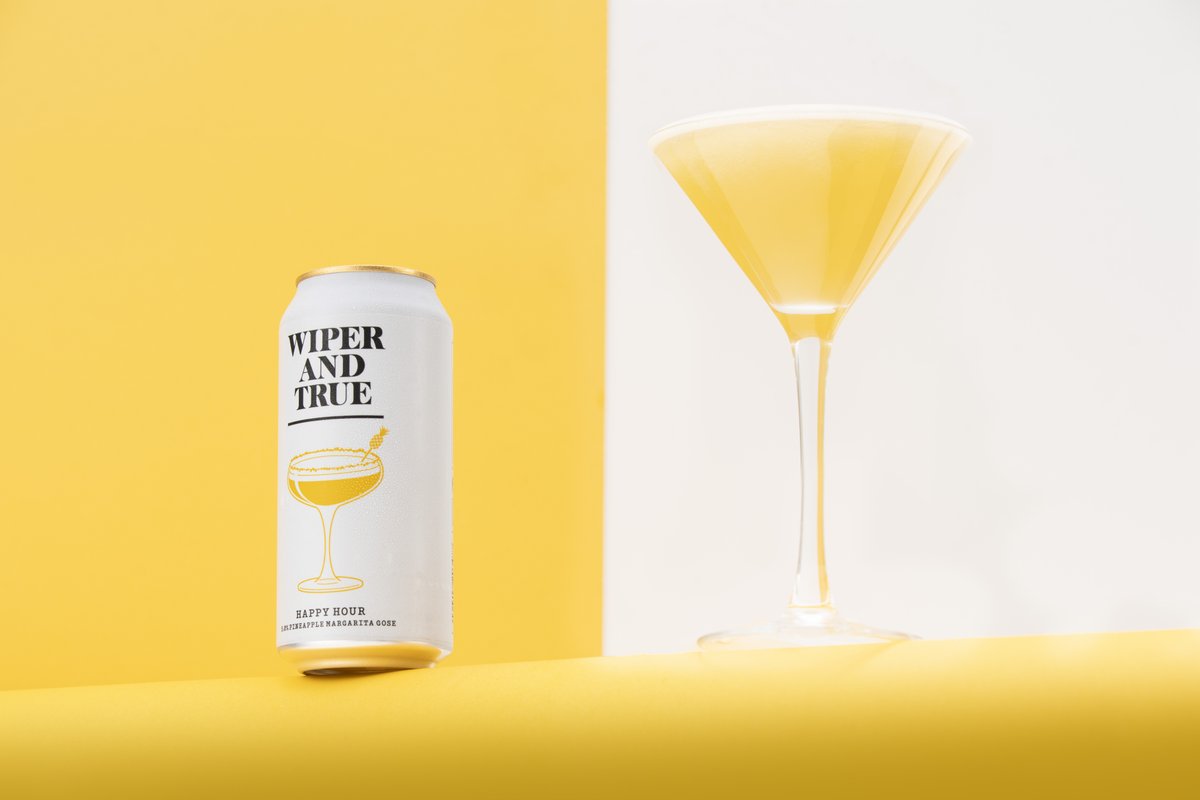 LIMITED EDITION RE-RELEASE: HAPPY HOUR 🍍 5.0% PINEAPPLE MARGARITA GOSE Happy Hour features tropical pineapple, which plays against a tart kick from 48 hours of kettle souring, with balanced salinity from sea salt. Order yours on our website today: utm.guru/ugJ35
