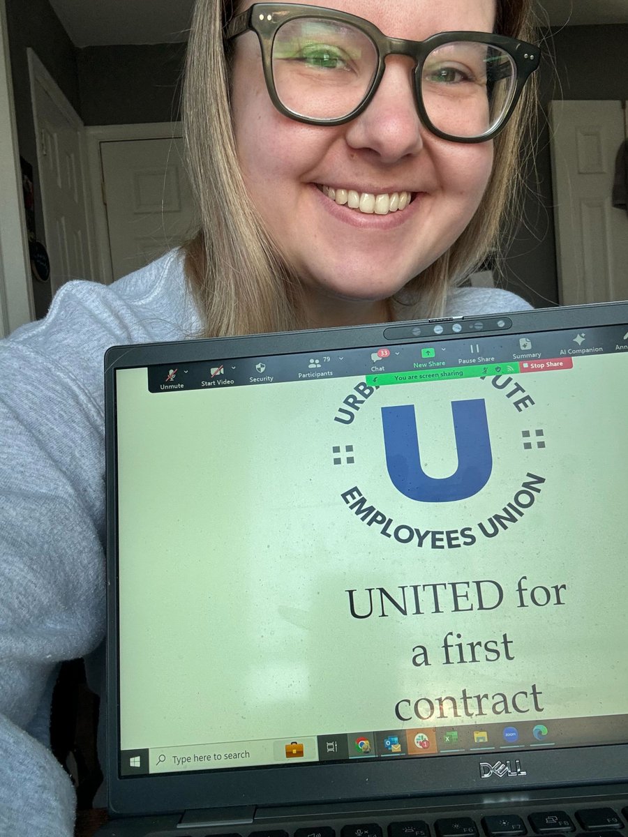 We are fighting to build a workplace at the Urban Institute where all staff feel respected, heard, engaged, and valued. Our first CBA will help us get there! #SolidarityForGood
