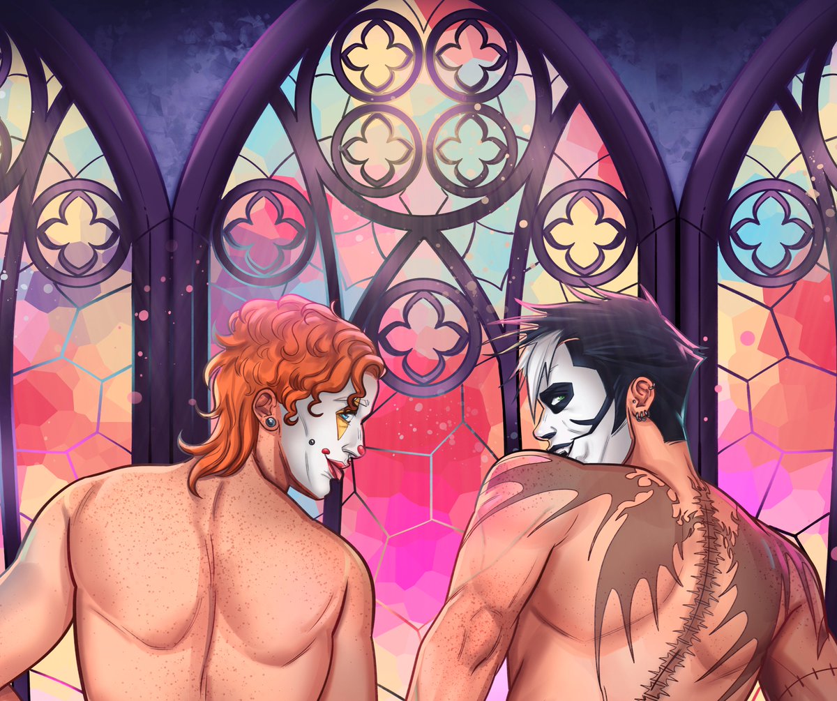 taylaedraws's tweet photo. A commission I did for @/sundownscircus 🤡
I was thinking whether should I post this here or not but, I was so proud of the rendering on this commission, specially on these windows 😌

For the fully uncensored version, consider supporting me:
https://t.co/eG71DLbyMN https://t.co/tLOJ0fqn1M