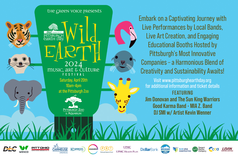 Join us on April 20th <a href="/PghZoo/">Pittsburgh Zoo & Aquarium</a>! Special TY to our Sponsors <a href="/DuquesneLight/">Duquesne Light Co.</a>, <a href="/PITTOHIO/">shrads</a>, <a href="/CarmeuseA/">Carmeuse Americas</a>, <a href="/UPMC/">UPMC</a>, <a href="/Dollar_Bank/">Dollar Bank</a>, <a href="/levin_furniture/">Levin Furniture & Mattress</a>, <a href="/sargentelectric/">Sargent Electric</a>, <a href="/PGHtransit/">Pittsburgh Regional Transit</a>, <a href="/PittsburghMag/">Pittsburgh Magazine</a>, <a href="/OneBurgh/">OneBurgh</a>, <a href="/Pirates/">Pittsburgh Pirates</a>, <a href="/Audacy/">Audacy</a>, and more! #wildearth #pghearthday #greenvoicepgh #pghevents #pghzoo