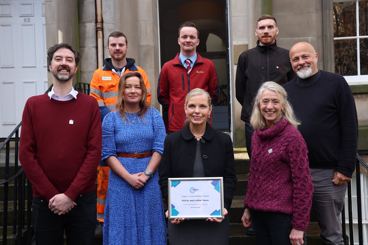 Our Charity of Choice partnership with VOCAL was recently ‘highly commended’ at the @EdinChamber Business Awards in the ‘Inspiring Partnership’ Category! VOCAL shine a light on the role of unpaid carers in our communities. Learn more about their services vocal.org.uk