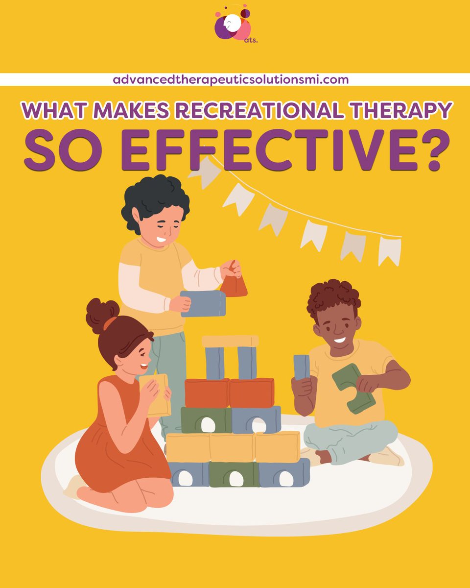 AtsMich's tweet photo. 🎉Discover the power of recreational therapy! It taps into leisure activities for therapeutic gains, enhancing physical, mental, and social well-being. Tailored to individual interests, it fosters motivation and independence. 

#RecreationalTherapy #HolisticHealth https://t.co/DsYBlMWEWL