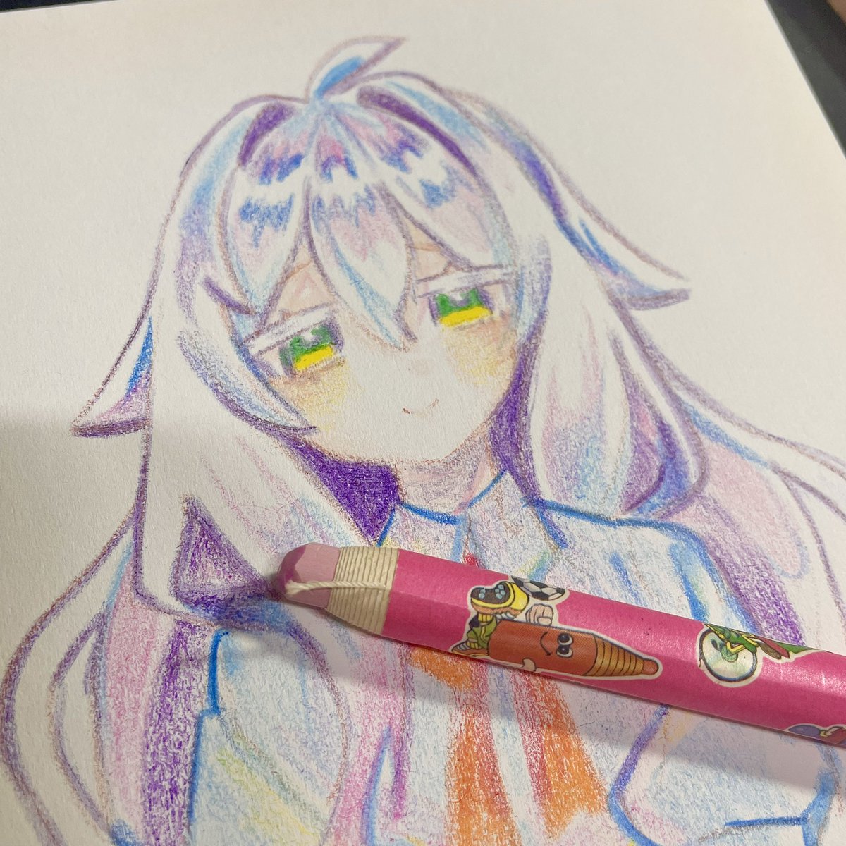 昔の画材で描くのってたのしい
