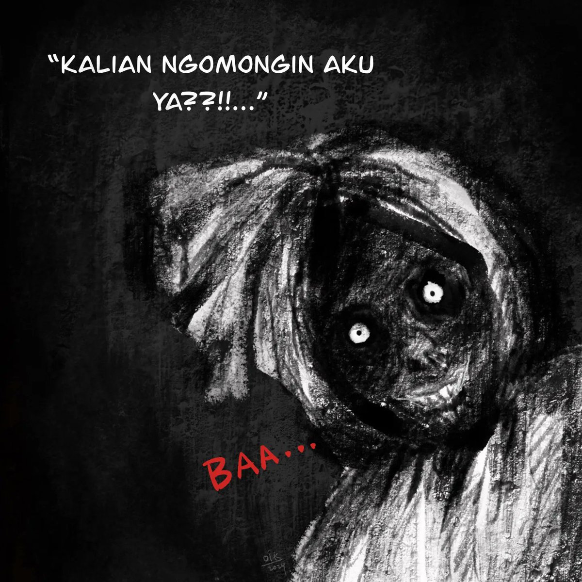 tim_ktj's tweet photo. Kejadian ini terjadi waktu shooting Obrolan Santai sama mas Pocong kemarin. 

Apakah ini yang disebut law of attraction🤔 https://t.co/aLXlR0HiiL
