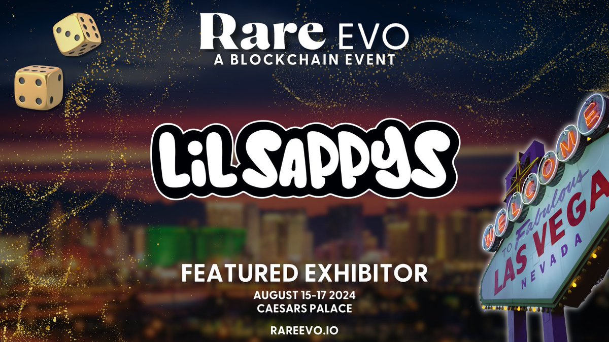 We are pleased to announce @LilSappys as a Featured Exhibitor for Rare Evo 2024!