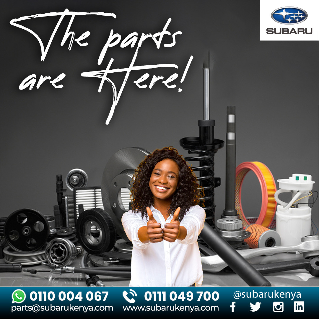 Brand new inventory of genuine Subaru parts is just in. To make an inquiry, place your order or find out more, please visit us at our branches in Nairobi, Mombasa, and Kisumu. Call/WhatsApp us on:110004067 OR email us on: parts@subarukenya.com #NewInventory #SubaruMaintenance