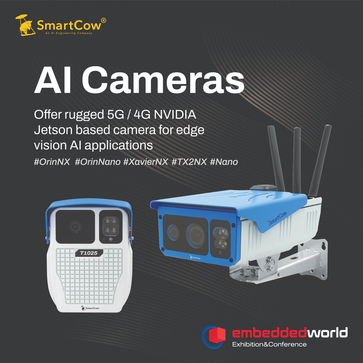 Smartcow_ai's tweet image. Join us at #EW24 from April 9-11! Dive into #EdgeAI and discover three key components: easy-to-program #EdgeDevices, seamlessly integrated #AIModels, and a user-friendly #DeviceManagement platform. Swing by booth 629 in Hall 1 to explore solutions #SmartCow has tailored for you.