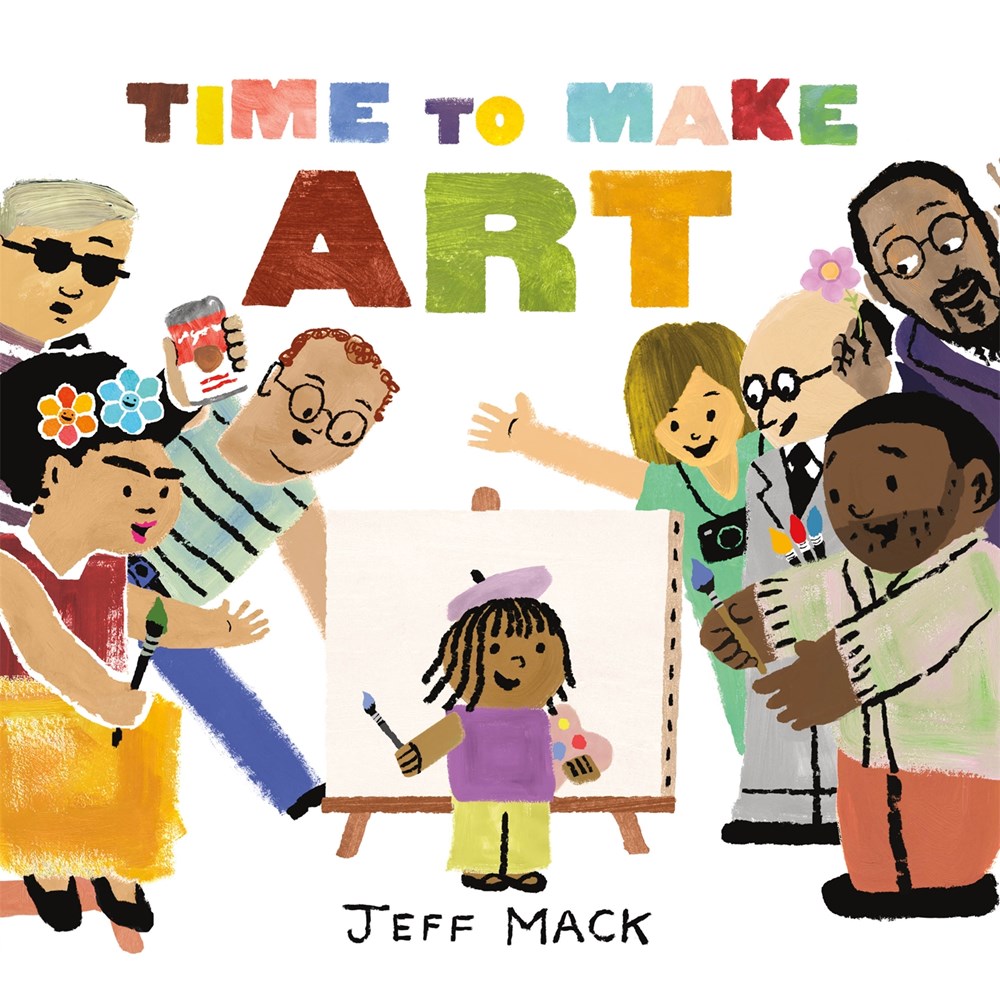 ⭐ #Nonfiction #HBReviewoftheWeek TIME TO MAKE ART by @jeffmackbooks (Holt/@MacKidsBooks): 'A thoughtful look at art that will likely motivate budding artists to trust their creative intuition.' hbook.com/story/review-o…