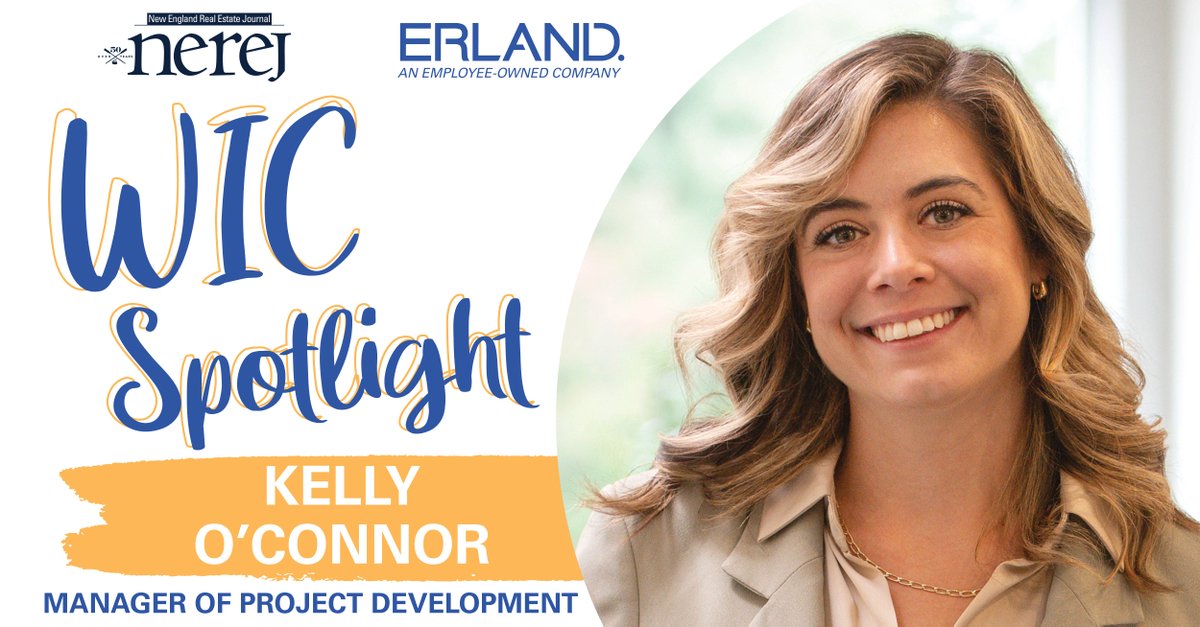 Congrats to Kelly O’Connor for being highlighted in @NEREJ's WIC Spotlight! Having worked closely with AEC firms in the past, when the opportunity arose to work at Erland, she knew it would be a great match to further her professional growth. Read more: ow.ly/tQ7050R63iu