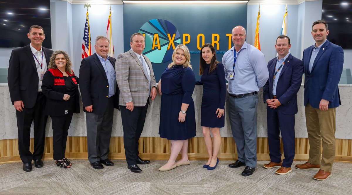 Rep. Cammack visited the team at @JAXPORT to see the port's latest projects and to tour the Talleyrand Marine Terminal facilities. JAXPORT is home to an LNG station that fuels vessels traveling to PR and import/export stations for vehicles, paper, and breakbulk products. 🚢🚗