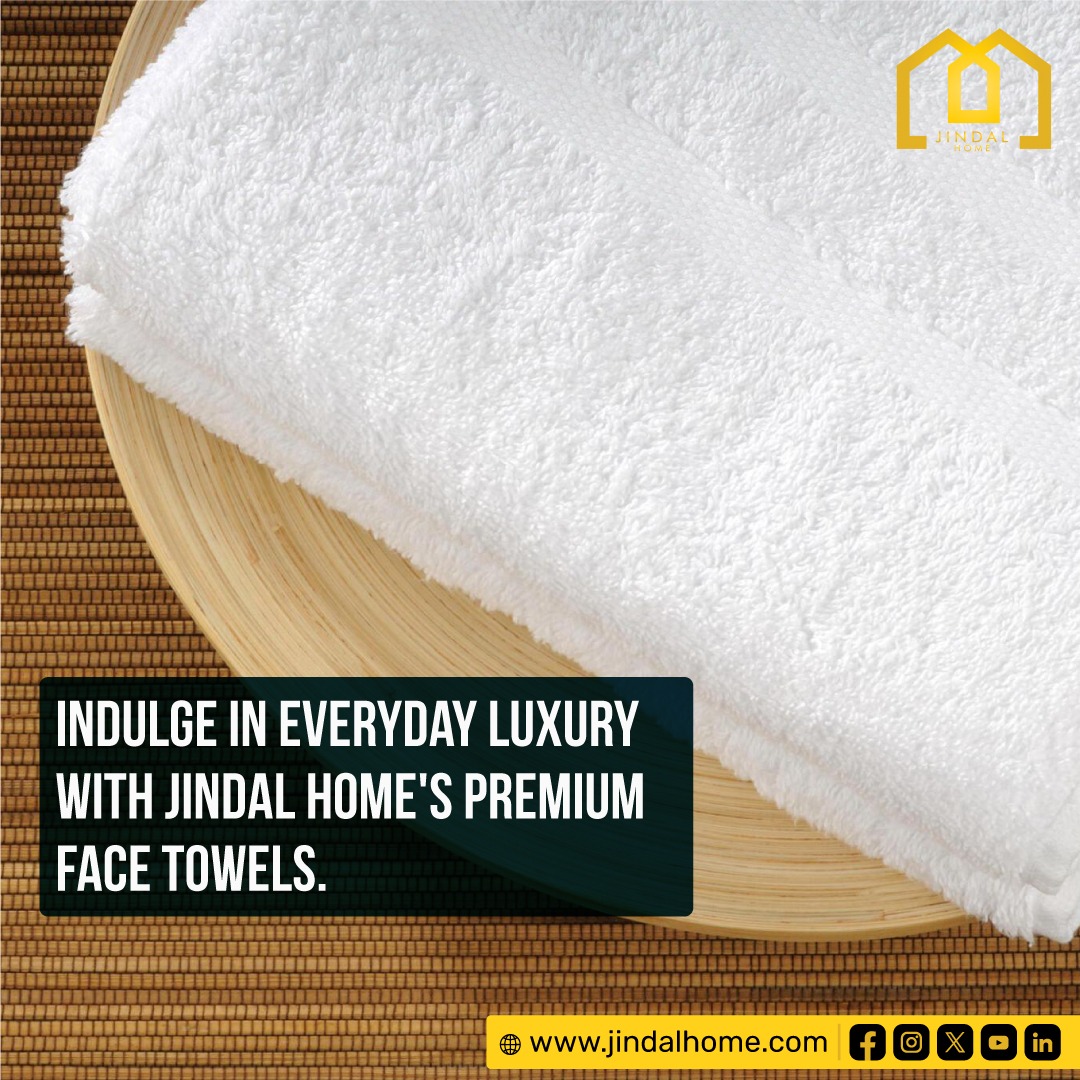 Jindal Home: Trusted Face Towel Supplier from Ahmedabad, India. Order high-quality towels now!

jindalhome.com/product-catego…

#jindalhomeindia #jindalhome #terrypooltowels #qualityproducts #pooltowel #indulgence #PremiumSelection #highqualitytowels #LuxuryLiving