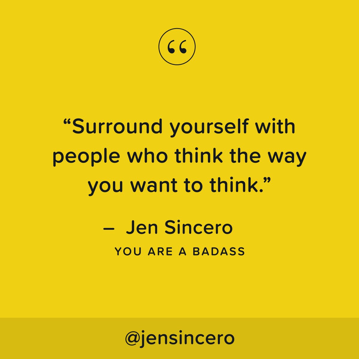 Stay away from people with tiny minds and tiny thoughts and start hanging out with people who see limitless possibility as the reality. #youareabadass #QOTD #WednesdayWisdom #WednesdayMotivation