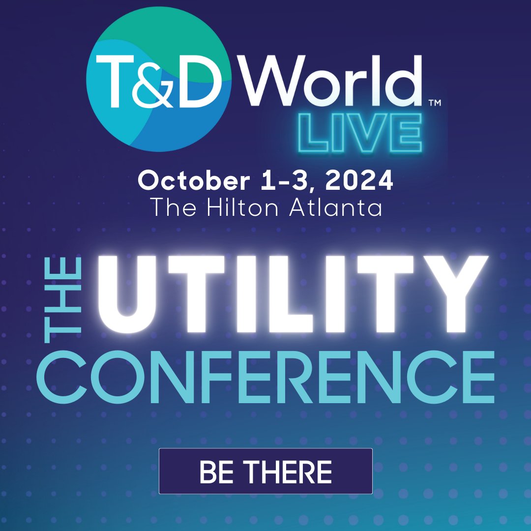 T&D World Live brings together industry leaders to tackle evolving grid needs through education, networking, and open dialogue. Designed by and for utilities, this event drives collaborative efforts to excel in the changing energy landscape. events.tdworld.com