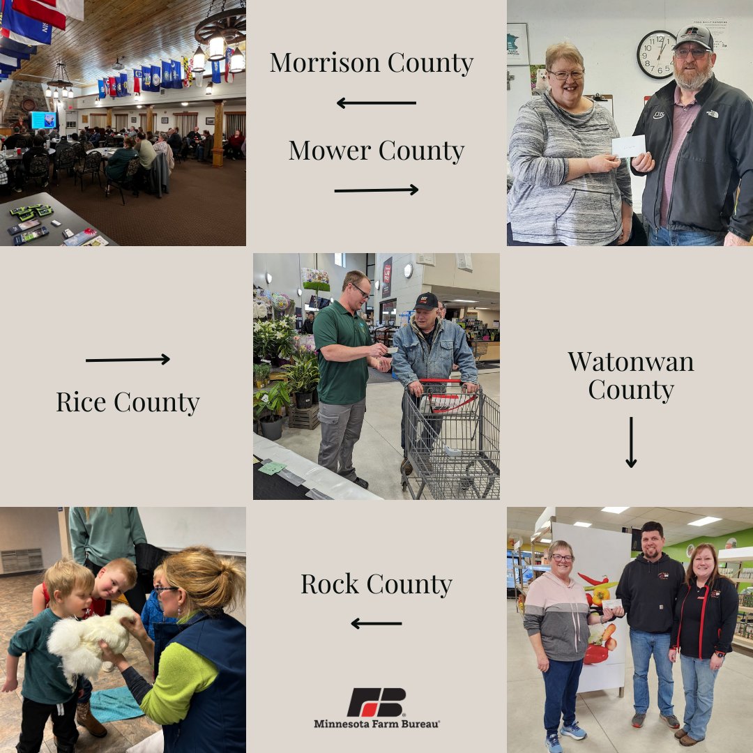 Throughout the month of March, our County Farm Bureaus were busy sharing their Agriculture story. From book donations to grocery store events to food shelf donations, check out what counties have accomplished!