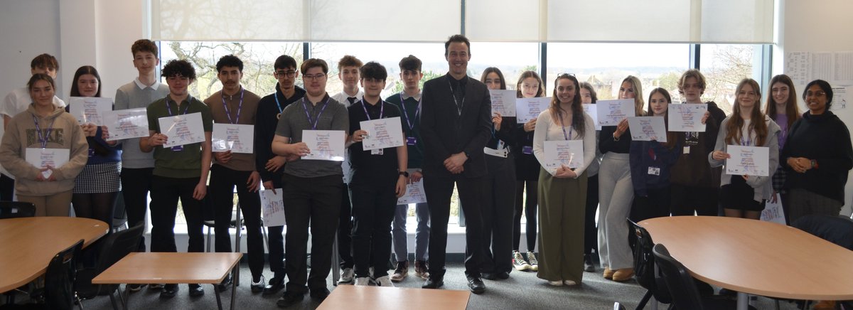 Hertswood Academy (@hertswooduk) on Twitter photo 🥼🔬🏆 Our congratulations to the 25 Sixth Form Biologists who took part in this year's British Biology Olympiad competition at #Hertswood.
In the Olympiad, students have to compete with their problem solving skills and understanding of core principles. <a href="/UKBioComps/">UK Biology Competitions</a> 🥼🔬🏆 Our congratulations to the 25 Sixth Form Biologists who took part in this year's British Biology Olympiad competition at #Hertswood.
In the Olympiad, students have to compete with their problem solving skills and understanding of core principles. <a href="/UKBioComps/">UK Biology Competitions</a>