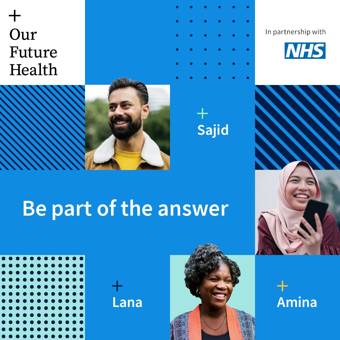 Look out for your invite to join Our Future Health in the post to transform how we tackle diseases like cancer, dementia and diabetes. If you don’t want to receive your invite, visit digital.nhs.uk/ourfuturehealth