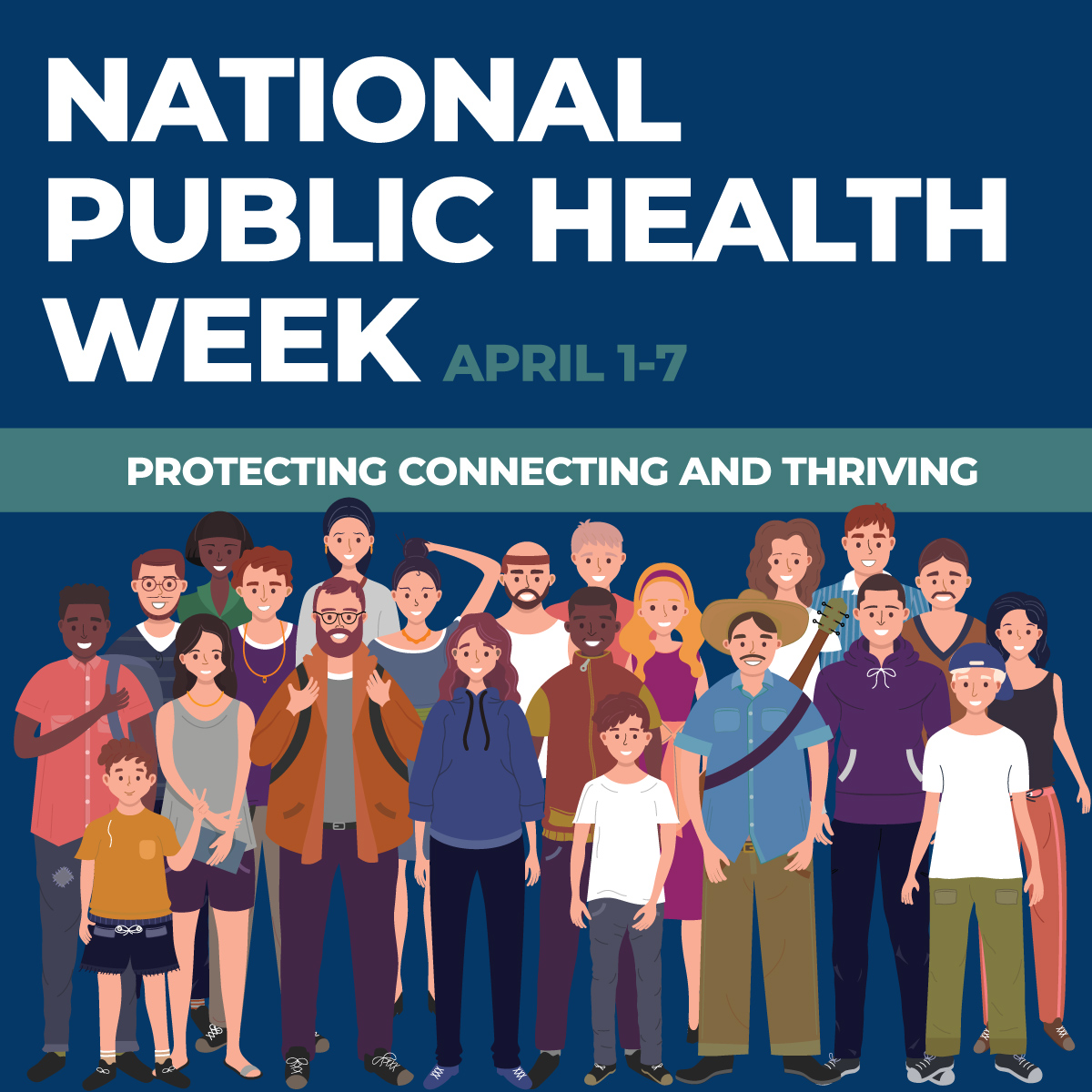 Join us in celebrating National Public Health Week, a time to recognize the vital role of public health professionals in safeguarding our communities' well-being! To learn more about Public Health Week, click on the link! nphw.org