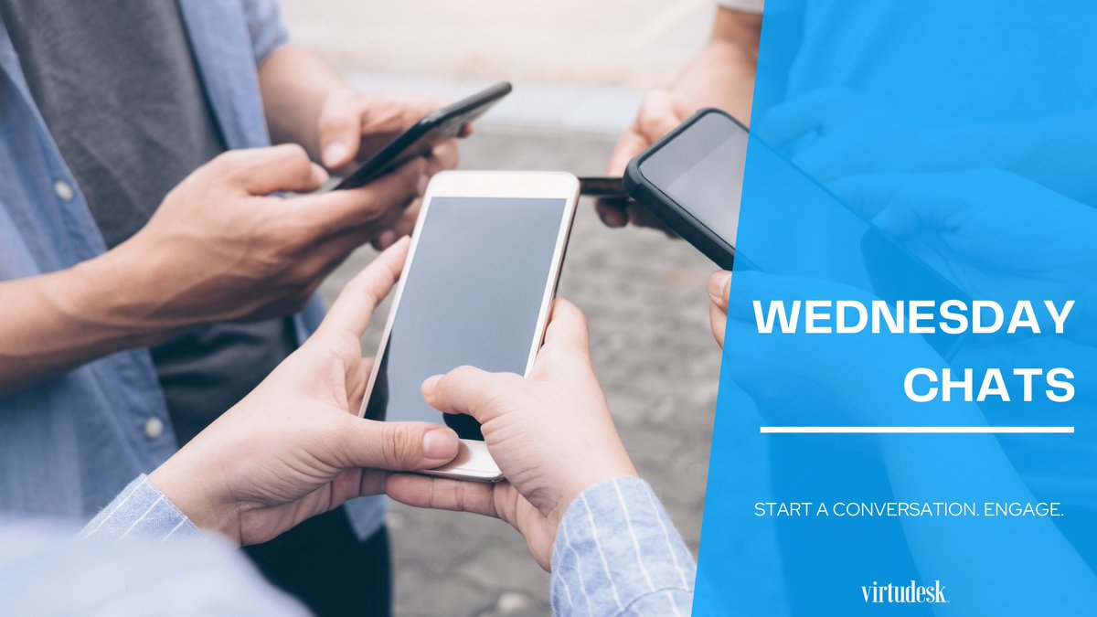 Check out the following best Wednesday chats!

#BizTalks 10 AM
#WinnieSun 11 AM
#AfricaTweetChat 10 AM (On Twitter Space)
#CreditChat 12 PM
#BldgREChat, 12 PM
#LeadersChat 5 PM

-Time in PST