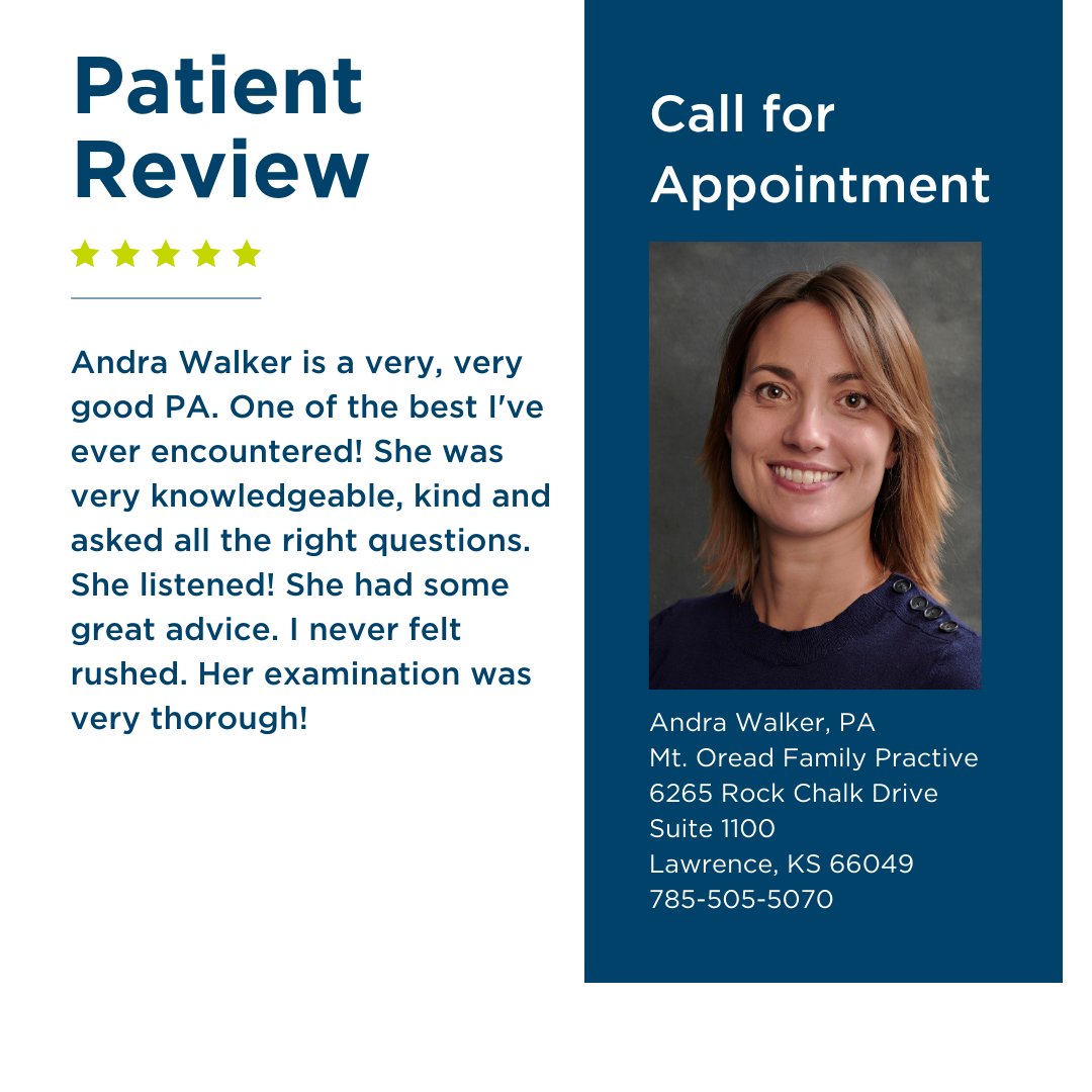 Andra Walker began her time at LMH Health as a volunteer. She graduated from @MissouriState with a Master of Science in Physician Assistant Studies. Her philosophy of care focuses on listening to her patients. Learn more about Andra at bit.ly/43xoohY.