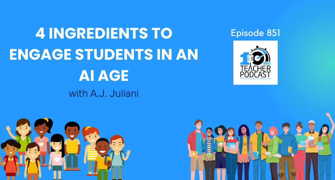 🎙️ NEW SHOW with @ajjuliani 4 Essential Ingredients to Engage Students in the AI Age coolcatteacher.com/8-essential-in… #learning #teachertwitter