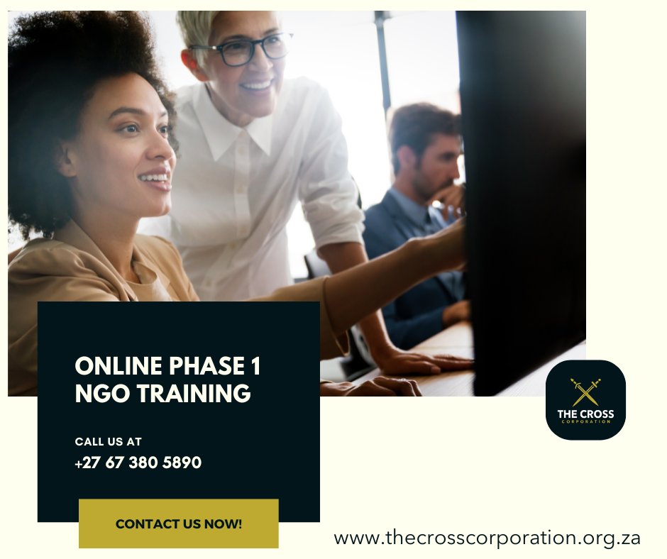 TheCrossCorp's tweet image. Join us for Phase 1 NGO of The Cross Corporation's online training! Gain essential skills for navigating the non-profit sector and making a difference in your community. Register now! #NGOtraining #Phase1Training #TheCrossCorporation